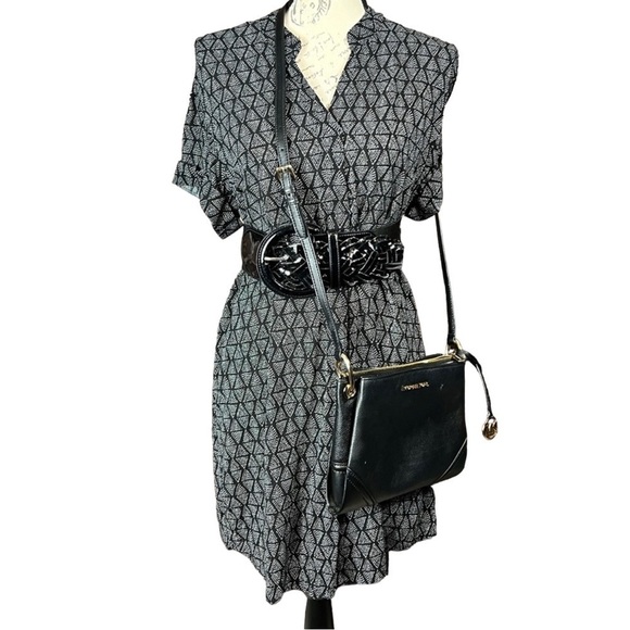 H&m black and gray dress size 2 - Picture 1 of 9